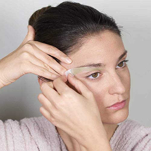 Elmaris bandas depilatorias faciales | 15 blísteres para cejas + 15 blísteres para labio superior (60 bandas) | Precisas y rápidas | Depilación indolora y duradera | Aplicación fácil