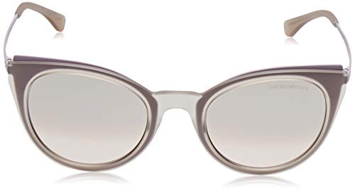 Emporio Armani 0EA2063 Gafas de Sol, Matte Pink/Violet, 52 para Mujer