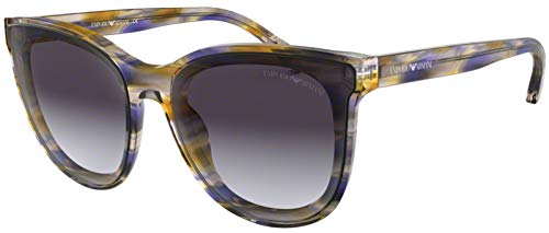 Emporio Armani 0EA4125 Gafas de Sol, Violet Water Color, 61 para Mujer