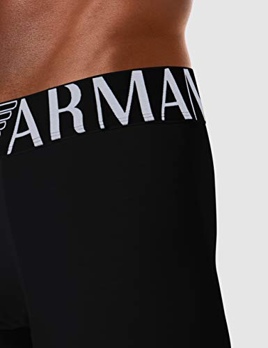 Emporio Armani 110818 Boxer, Hombre, Negro (Black), XL