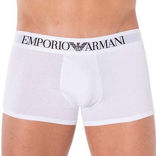 Emporio Armani CC729 111389 00010 Boxer, Hombre, Blanco (White), M