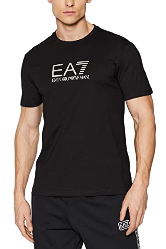 Emporio Armani EA7 Camiseta de hombre 3LPT39 PJ02Z Color y medida a elegir, Black 1200, XL