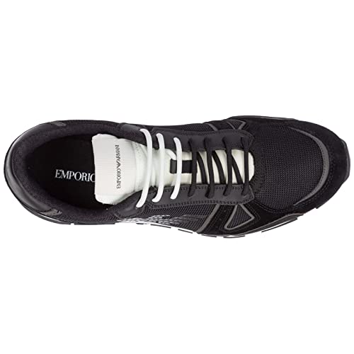 Emporio Armani Hombre Zapatillas Black - Off White 42 EU