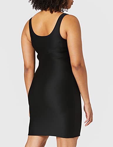 Emporio Armani Swimwear Little Dress Private Collection-Traje de baño Vestido, Negro, XL para Mujer