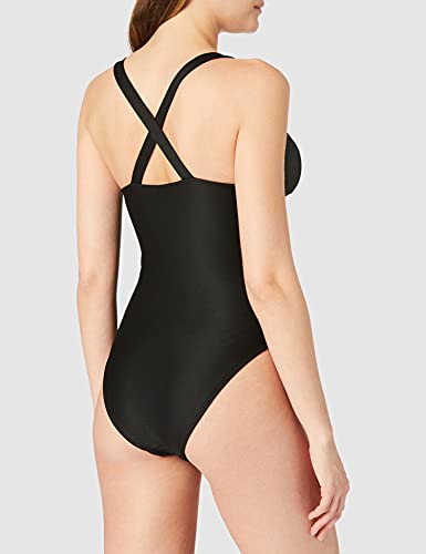 Emporio Armani Swimwear Swimsuit Private Collection Traje de baño de una Pieza, Negro, L para Mujer