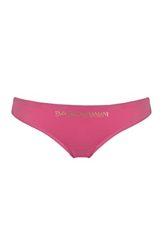 Emporio Armani Underwear Thong Second Skin Microfiber & Lace, Violeta, M para Mujer