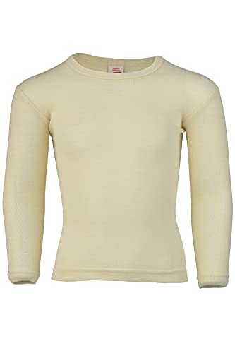 Engel Natural, Merino Camiseta interior de manga larga para niños, 100% lana (kbT), naturaleza, 152 cm