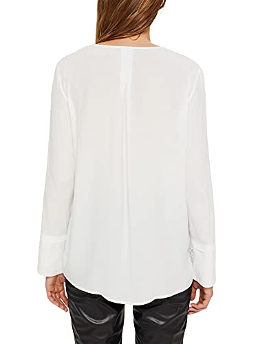 ESPRIT Collection 991EO1F315 Blusas, 110/blanco Roto, 34 para Mujer