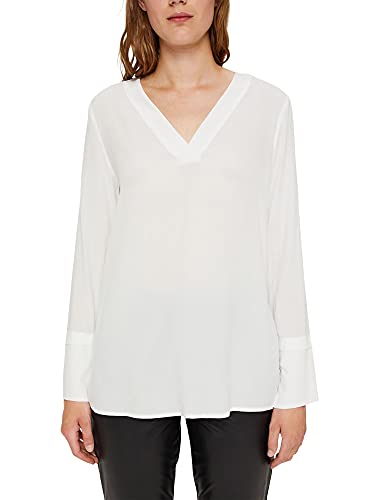 ESPRIT Collection 991EO1F315 Blusas, 110/blanco Roto, 34 para Mujer