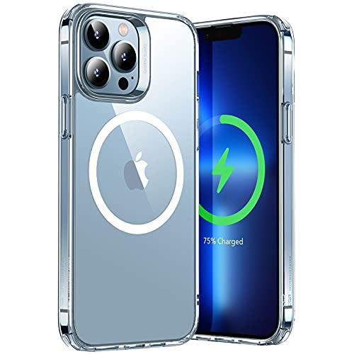 ESR Funda Híbrida con HaloLock, Compatible con iPhone 13 Pro 6.1" (2021), Carga Inalámbrica Magnética, Protección Reforzada contra Caídas, Respaldo Resistente a Arañazos, Serie Classic, Transparente