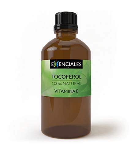 Essenciales - Vitamina E 100% Natural - Tocoferol de la máxima calidad y pureza - 100 ml