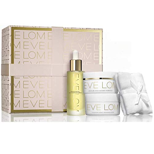 EVE LOM HOLIDAY TRULY RADIANCE (CLEANSER 50 ML + RADIANCE OIL 30 ML + MASK 50 ML + MUSLIN) SET REGALO