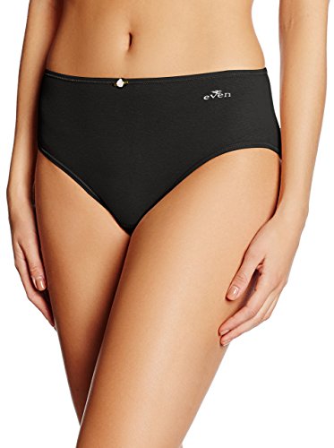 EVEN 4295/Pack 6, Braguitas para Mujer, Negro (Black), Medium