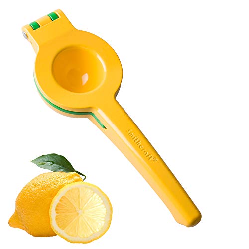 Exprimidores de limón, exprimidor de limón, exprimidor de jugo para muchas frutas, exprimidor manual, exprimidor de mano cítricos, exprimidor de lima de mano (1. amarillo+verde)