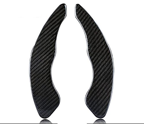 Extensiones de cambio de paletas DSG de fibra de carbono para Golf MK7 Scirocco GTi R