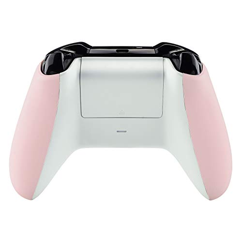 eXtremeRate Agarre Antideslizante para Mando Xbox One S/X Empuñaduras Accesorios Asa Izquierda Derecha Mango de reemplazo Carcasa de Grip para Mando de Xbox One S Xbox One X(Model 1708) Rosa Sakura