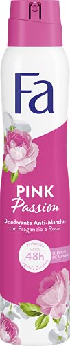 Fa - Desodorante Spray Pink Passion 48h de protección - 200 ml - Anti Manchas Blancas