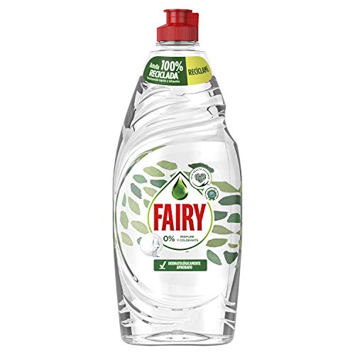 Fairy Limpio Y Fresco Original Lavavajillas líquido, sin perfumes ni colorantes y dermatológicamente aprobado por la Skin Health Alliance - 650 ml