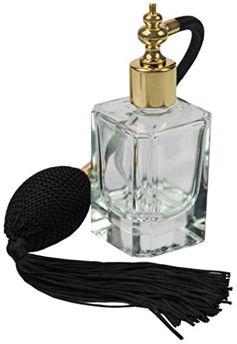 Fantasia 46184 cuadrado frasco de perfume con bombilla Bomba para 50 ml
