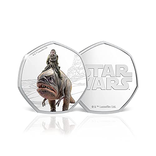 FANTASY CLUB Star Wars The Mandalorian - Colección Completa Edición Limitada de 3 Monedas conmemorativas bañadas en Plata. Baby Yoda Grogu.