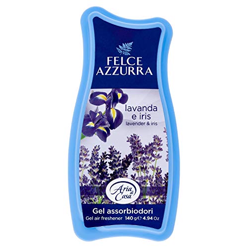 Felce Azzurra - Aire Casa, perfumando el Olor del Gel Que Absorbe, Talco y Lavender, 140 g