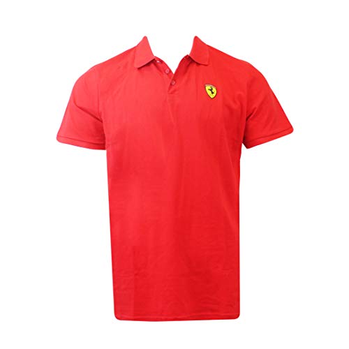 Ferrari SF Herren Poloshirt Camiseta, Rojo, L para Hombre