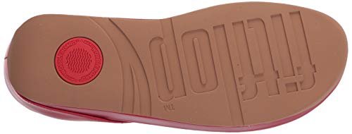 Fitflop Rumba Toe Post-Beaded Mix, Chanclas Mujer, Flame Scarlet, 43 EU