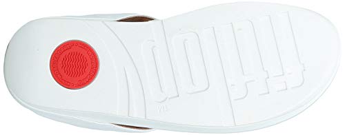 FitFlop Rumba Toe-Thong Sandals, Sandal Mujer, Blanco Urban White 194, 40 EU