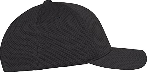 Flexfit 3D Hexagon Jersey Cap Capa, Negro, S/M Unisex Adulto