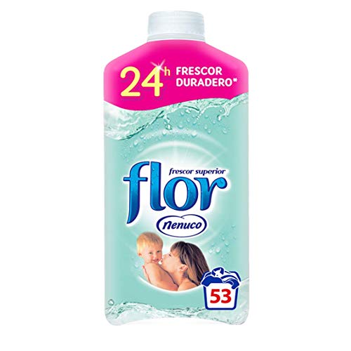 Flor - Suavizante para la ropa concentrado, aroma nenuco, hipoalergénico - 53 dosis