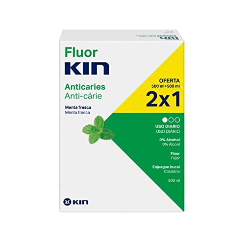 Fluor-kin Colutorio Menta Fresca - 500ml - 2x1.