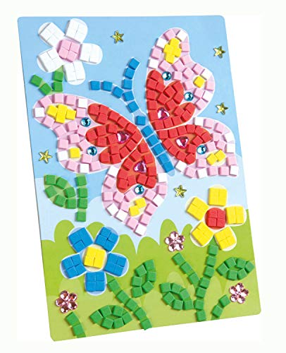 Folia 23803 – Musgo Goma Mosaico de Mariposa, 405 Piezas