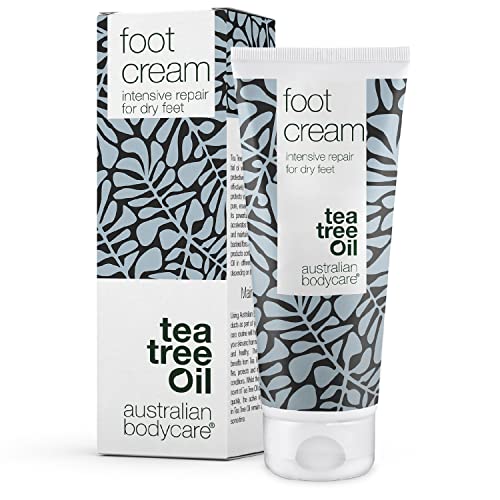 Foot Cream de Australian Bodycare, 100 ml | Removedor de durezas para hombres y mujeres | Hidratante para pies muy secos y agrietados, con 10% de urea | Con aceite de árbol del té australiano