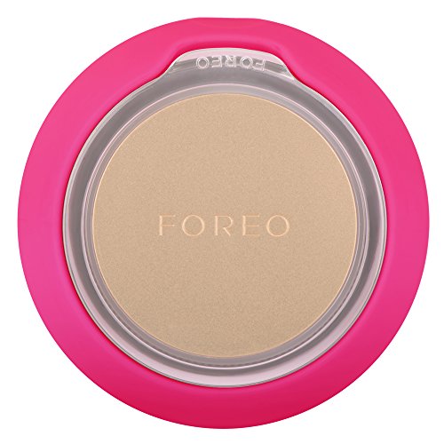 FOREO UFO mini Fuchsia, dispositivo para tratamiento facial de 2 minutos con luz LED de espectro completo, calor, masaje T-Sonic, 2 años de garantía, para mascarillas UFO seleccionadas