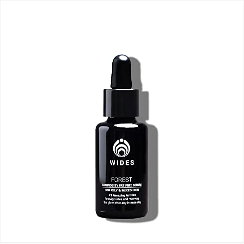 FOREST. Serum Facial Piel Grasa masculina I Serum natural acuoso con Niacinamida para matificar el rostro I Serum antiedad hombre con 21 Activos 100% Naturales y 74% Ecológicos como la Astaxantina.