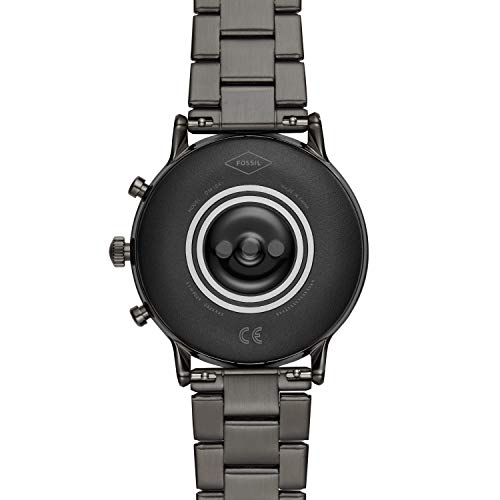 Fossil Smartwatch Pantalla Táctil para Hombre de Connected con Correa en Acero Inoxidable Gris FTW4024