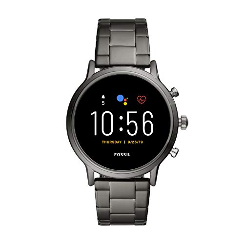 Fossil Smartwatch Pantalla Táctil para Hombre de Connected con Correa en Acero Inoxidable Gris FTW4024