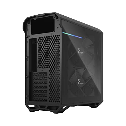 Fractal Design Torrent Compact Black Computer Case TG Tempered Glass Dark