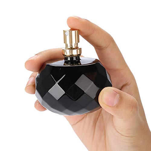 Fragancia para mujer - Perfume de madera de larga duración de 60 ml en Flower Pod Lady Gift(negro)