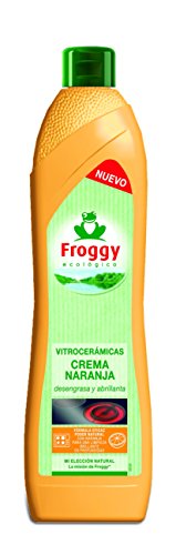 Froggy - Ecológico - Crema de limpieza para vitrocerámicas - Naranja - 500 ml