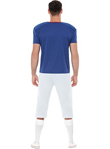 Funidelia | Disfraz de Jugador de Rugby para Hombre Talla M ▶ Rugby, Quarterback, Fútbol Americano, Profesiones - Color: Azul - Divertidos Disfraces y complementos