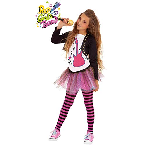 Funny Costumes - Disfraz Chanel P. Pop Girls Band infantil, Talla S 3-4 años (Rubie's S8623-S)