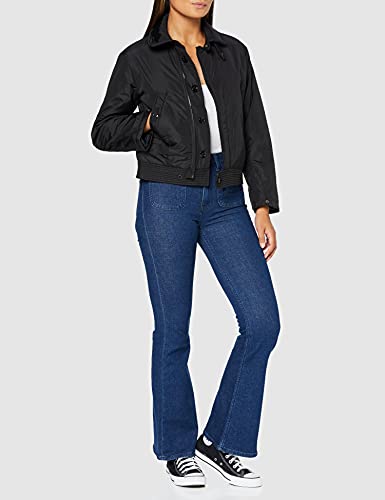 G-STAR RAW Vintage Short Chaqueta, dk Black C848-6484, L para Mujer