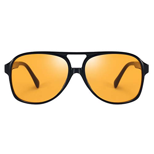 Gafas de sol Retro Mujer Hombre Clásico Vintage Gran Marco Cuadrado Gafas de sol Piloto Protección UV