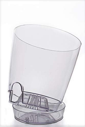 Garden4You - Maceta transparente para orquídeas, 13 cm o 17 cm de diámetro, con sistema de aireación interior, blanco, 17