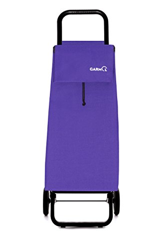 Garmol 14G2 PO C14 Carro Compra, Tela, Violeta, 45L