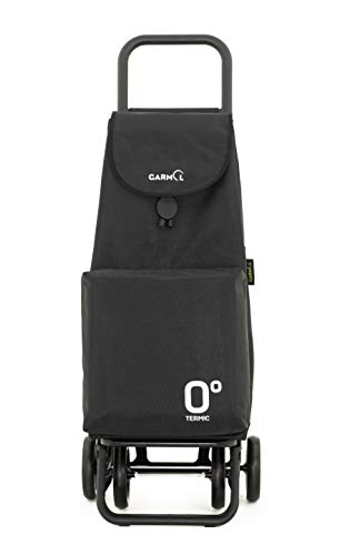 Garmol Carro Compra, Negro, 66L