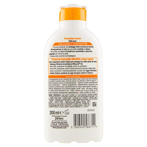 GARNIER Ambre s.fp10 200 ml. - Productos solares