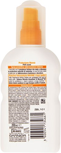 GARNIER Ambre s.fp10 spr.ideal bronze 200 ml. - Productos solares