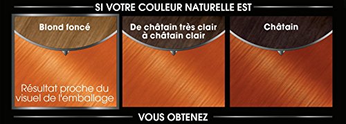 Garnier Coloration Permanente, Sans Ammoniaque, Aux Huiles Naturelles de Fleurs, Cuivré Intense (7.40), Olia Vivids